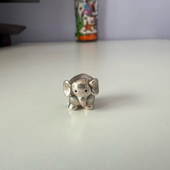 Pandora Sterling Silver Elephant Bead Charm 790480  925 ALE - Picture 1 of 6